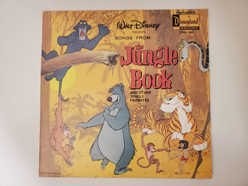Walt Disney Songs from The Jungle Book and Other Jungle Favorites vinyl record
